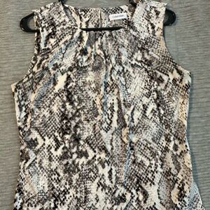Calvin Klein Snakeskin Print Blouse. Size Medium. Great condition!
